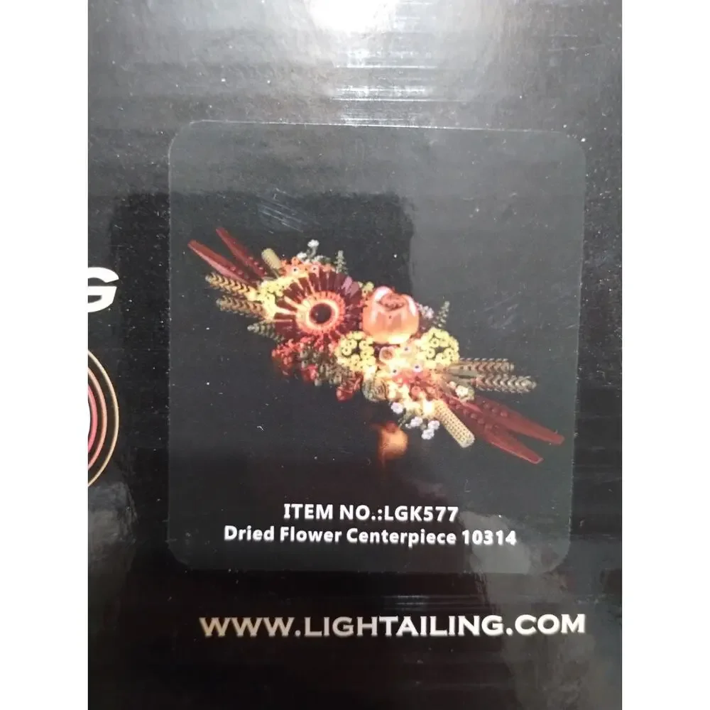 Lightailing LED Light Kit Dried Flower Centerpiece 10314 New Kit Only